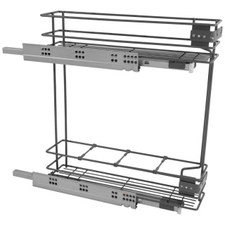 Kosz Cargo TITANE 15 2P boczne cichy domyk EMUCA