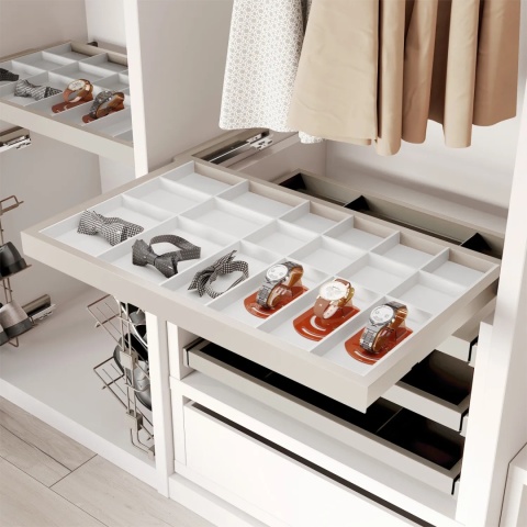 Półka szuflada organizer do szafy 800MM HACK EMUCA Kaszmir