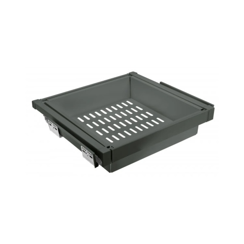Szuflada kosz metalowy do szafy garderoby 900MM ELITE Antracyt GTV