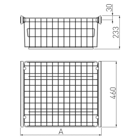 Szuflada kosz wielofunkcyjny do szafy garderoby 600MM SMART GTV
