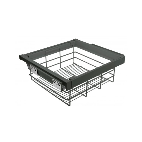 Szuflada kosz wielofunkcyjny do szafy garderoby 900MM ELITE Antracyt GTV