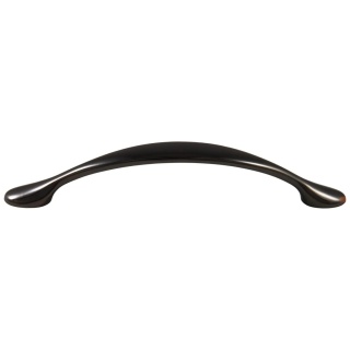 Uchwyt meblowy do szafek Camaio rozstaw 128mm Czarny chrom GTV