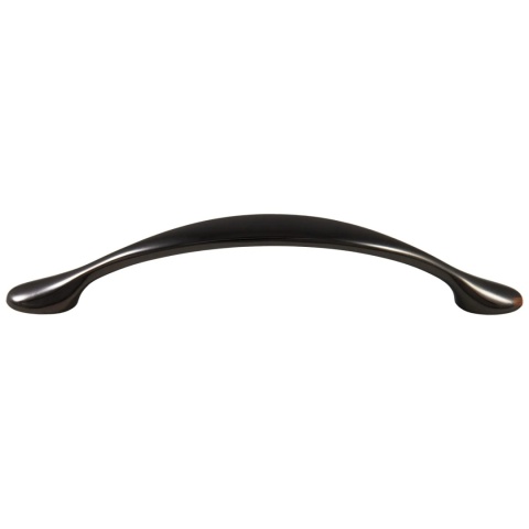 Uchwyt meblowy do szafek Camaio rozstaw 128mm Czarny chrom GTV