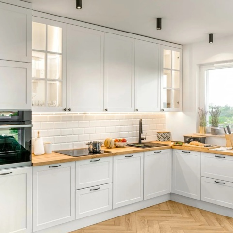 Uchwyt meblowy do szafek Camaio rozstaw 128mm Czarny chrom GTV