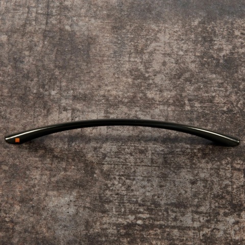 Uchwyt meblowy do szafek LCK-02 rozstaw 128mm Czarny LEBA