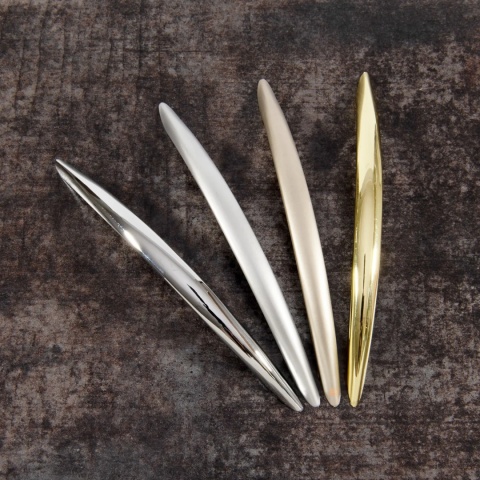 Uchwyt meblowy do szafek LCK-03 rozstaw 128mm Mosiądz LEBA