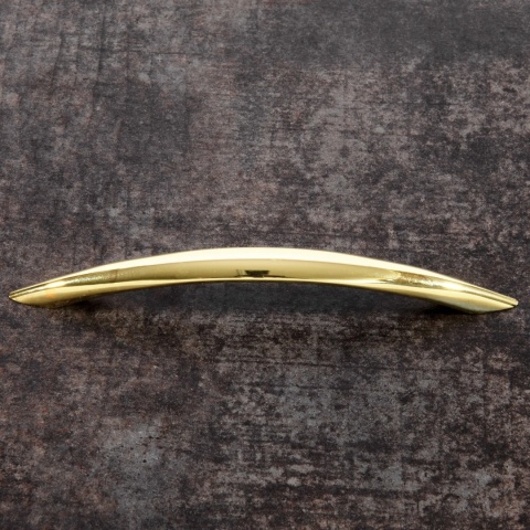 Uchwyt meblowy do szafek LCK-03 rozstaw 96mm Mosiądz LEBA