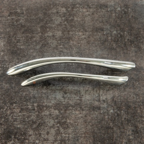 Uchwyt meblowy do szafek LCK-08 rozstaw 128mm Chrom LEBA