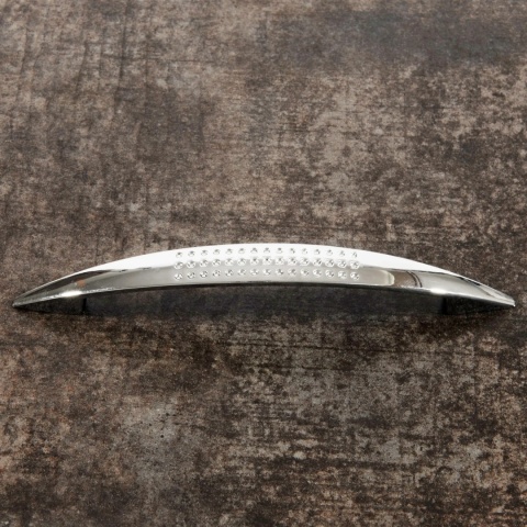 Uchwyt meblowy do szafek LCK-09 rozstaw 128mm Chrom LEBA