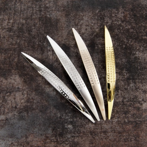 Uchwyt meblowy do szafek LCK-09 rozstaw 128mm Mosiądz LEBA