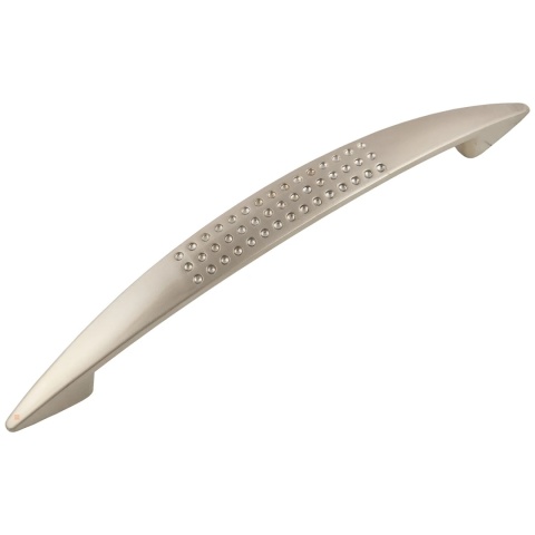 Uchwyt meblowy do szafek LCK-09 rozstaw 96mm Satyna LEBA
