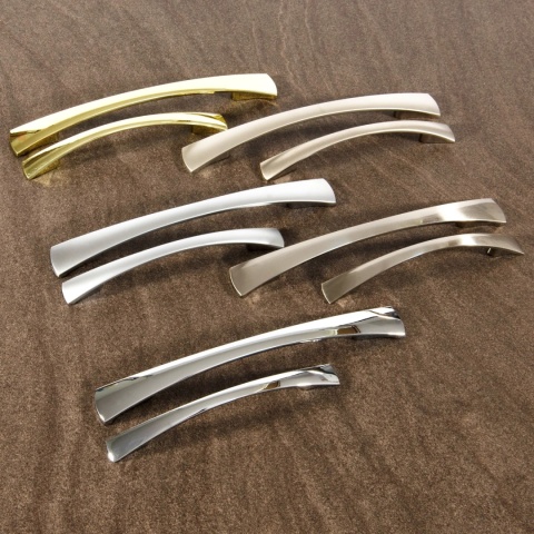 Uchwyt meblowy do szafek LCK-12 rozstaw 96mm Inox LEBA