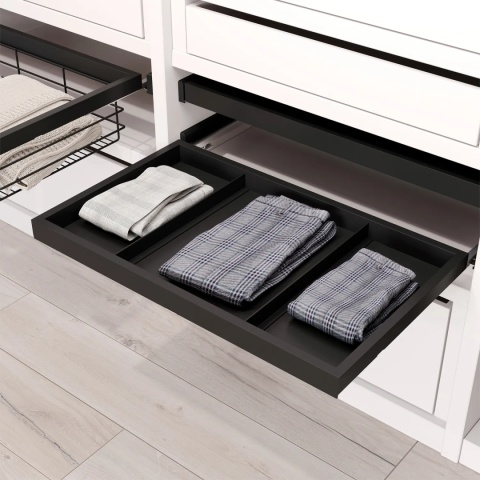 Półka szuflada taca do szafy 800MM HACK EMUCA Czarny