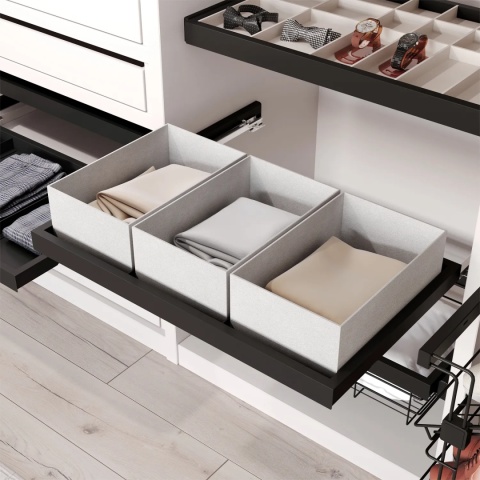 Półka szuflada taca do szafy 900MM HACK EMUCA Czarny