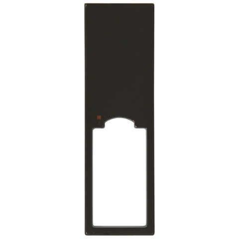 Środkowy uchwyt drążka do szafy LUXE Mokka Emuca