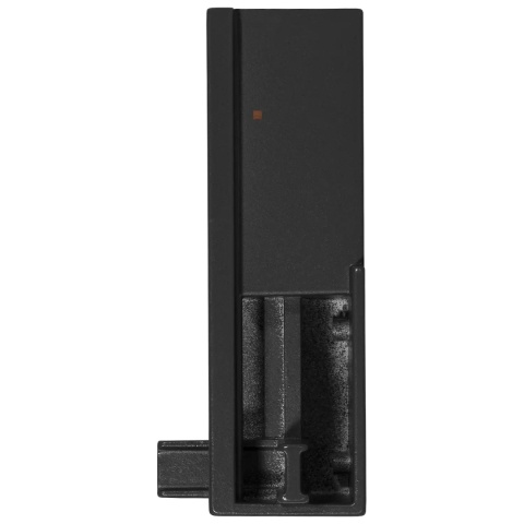 Uchwyt kątowy drążka do szafy LUXE Czarny Emuca