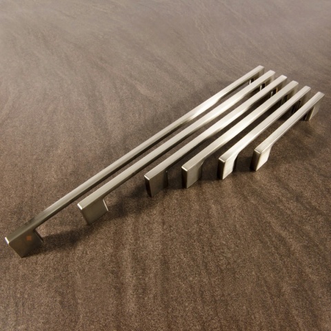 Uchwyt meblowy do szafek LCK-165 rozstaw 160mm Inox LEBA