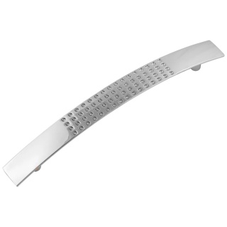 Uchwyt meblowy do szafek LCK-18 rozstaw 96mm Chrom LEBA