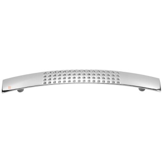 Uchwyt meblowy do szafek LCK-18 rozstaw 96mm Chrom LEBA