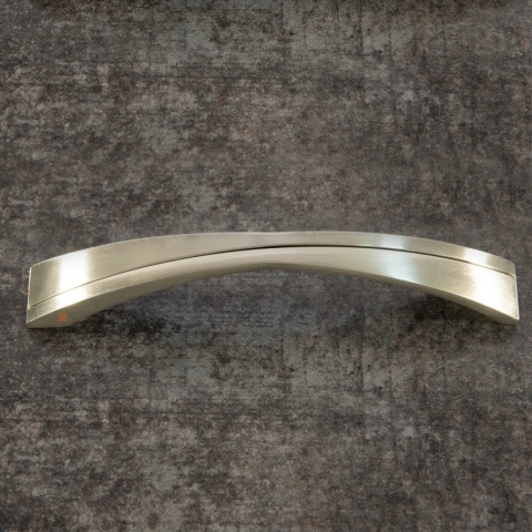 Uchwyt meblowy do szafek LCK-200 rozstaw 128mm Inox LEBA