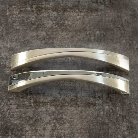 Uchwyt meblowy do szafek LCK-200 rozstaw 128mm Inox LEBA