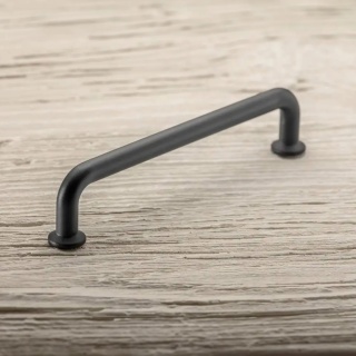 Uchwyt meblowy do szafek Nord rozstaw 128mm Czarny GTV