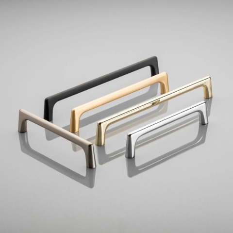 Uchwyt meblowy do szafek Octavio rozstaw 128mm Mosiądz GTV