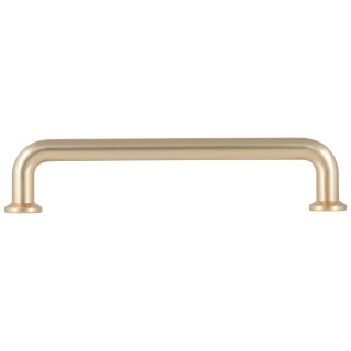 Uchwyt meblowy do szafek QHD-05 rozstaw 128mm Złoty szczotkowany LEBA