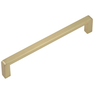 Uchwyt meblowy do szafek QHD-06 rozstaw 128mm Złoty szczotkowany LEBA