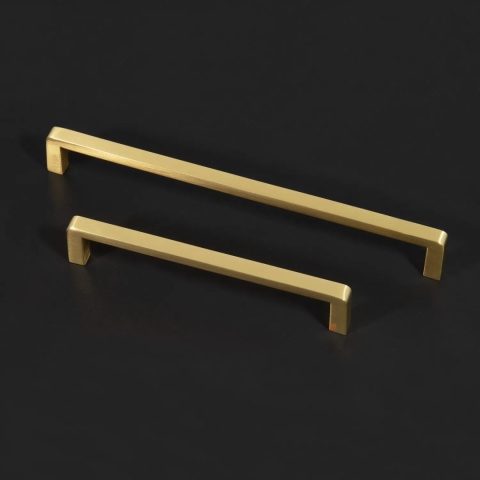 Uchwyt meblowy do szafek QHD-06 rozstaw 192mm Złoty szczotkowany LEBA