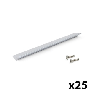 Uchwyt meblowy do szafek Torrent rozstaw 128mm Mat EMUCA - 25 Sztuk