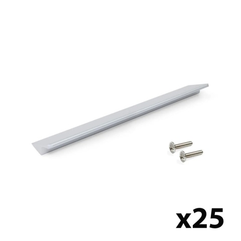 Uchwyt meblowy do szafek Torrent rozstaw 128mm Mat EMUCA - 25 Sztuk