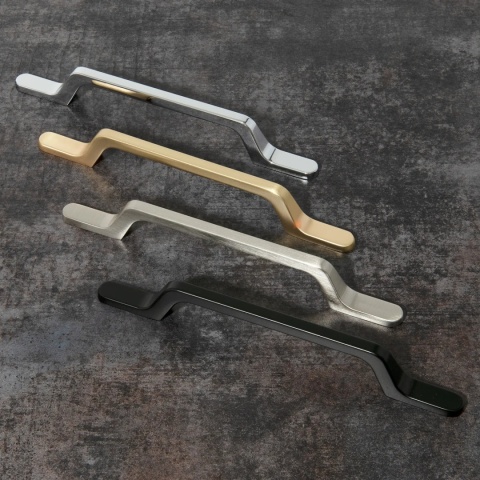 Uchwyt meblowy do szafek U098 rozstaw 128mm Inox AMIX