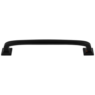 Uchwyt meblowy do szafek U100 rozstaw 128mm Czarny AMIX