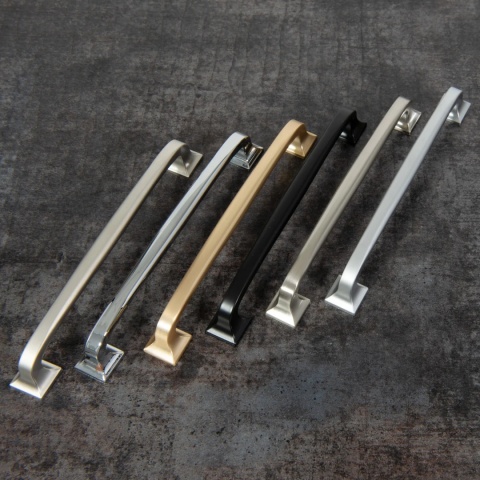 Uchwyt meblowy do szafek U100 rozstaw 128mm Inox AMIX