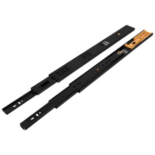 Prowadnica kulkowa H-45 L-500 CICHY DOMYK Emuca CZARNA