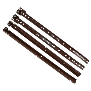 Prowadnica rolkowa do szuflad DS L-450 AMIX Brąz