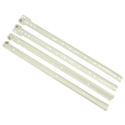 Prowadnica rolkowa do szuflad DS L-500 AMIX Biały