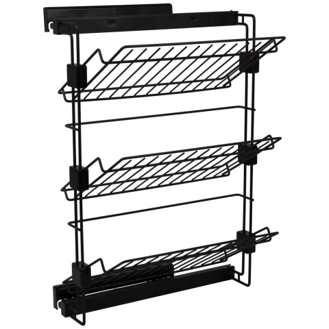 Kosz Cargo HACK na buty BOCZNY LEWY Czarny Emuca