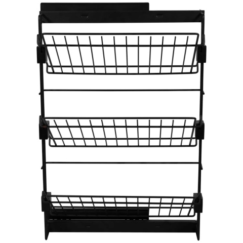 Kosz Cargo HACK na buty BOCZNY LEWY Czarny Emuca