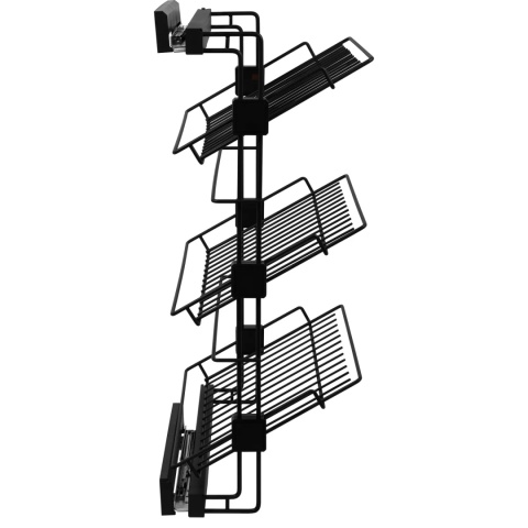 Kosz Cargo HACK na buty BOCZNY LEWY Czarny Emuca