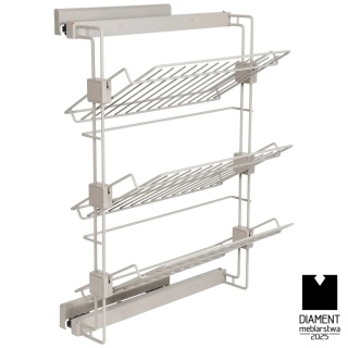 Kosz Cargo HACK na buty BOCZNY LEWY kaszmir Emuca