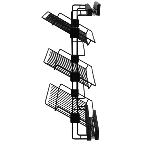 Kosz Cargo HACK na buty BOCZNY PRAWY Czarny Emuca