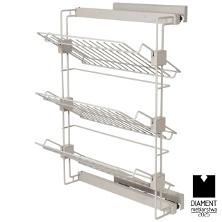 Kosz Cargo HACK na buty BOCZNY PRAWY kaszmir Emuca