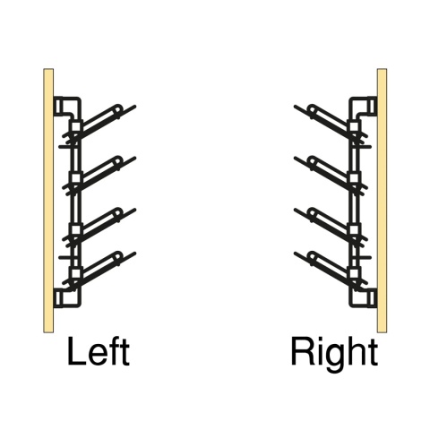 Kosz Cargo na buty BOCZNY LEWY tytanowy QUARTZ Emuca
