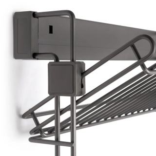 Kosz Cargo na buty BOCZNY PRAWY tytanowy QUARTZ Emuca