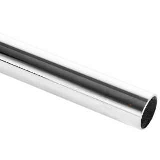 Rura Drążek ubraniowy do szafy fi 25mm Chrom przycinany na wymiar