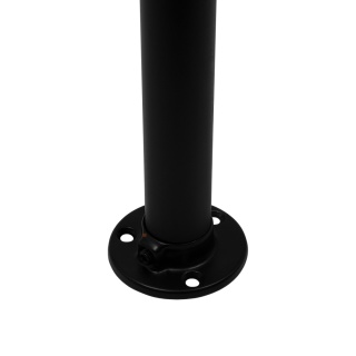 Rura Drążek ubraniowy do szafy fi 25mm Czarny AMIX przycinany na wymiar