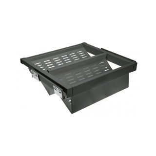 Szuflada metalowa na buty do szafy garderoby 900MM ELITE Antracyt GTV