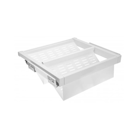 Szuflada metalowa na buty do szafy garderoby 900MM ELITE Biała GTV